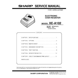 Sharp IB-XEA102 INSTRUCTION BOOK