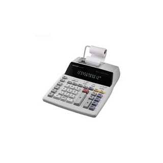 Sharp EL-1801P Portable 12-Digit 2-Color Serial Printing Calculator