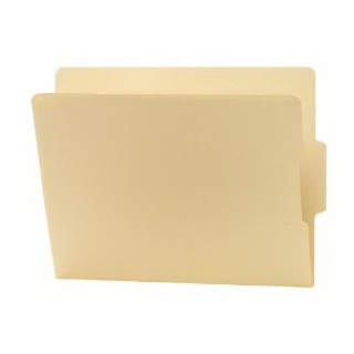 Smead Shelf-Master Folders, 1/3 Cut Center Position 2-Ply End Tab, Letter Size, Manila, 100 per Box (24136)
