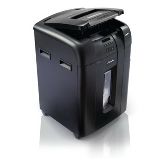 Stack-and-Shred™ 500M Hands Free Shredder, Micro-Cut, 500 Sheets, 10-20 Users