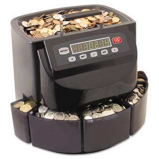 SteelMaster - Coin Counter/Sorter, Pennies through Dollar Coins 200200C