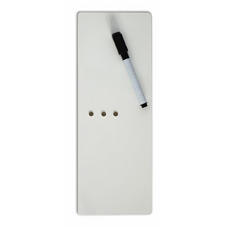 Three By Three Seattle Dry Erase Magnet Board, 4 x 11 Inches, White, 1 Pack (33001)