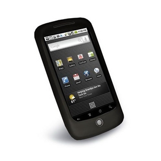 Tuff-Luv Slim&Lite Silicone skin case cover for Google Nexus One (black)