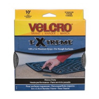Velcro Extreme Tape 10-Feet x 1-Inch, Titanium (91365)