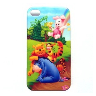 Winnie the Pooh Hard Cover Case for Iphone 4 4g & 4s NEW