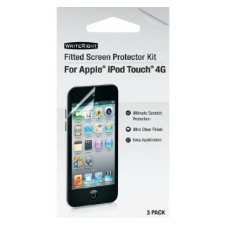 WriteRight 9247601 Fitted Screen Protector for iPod Touch 4G, 3 Pack