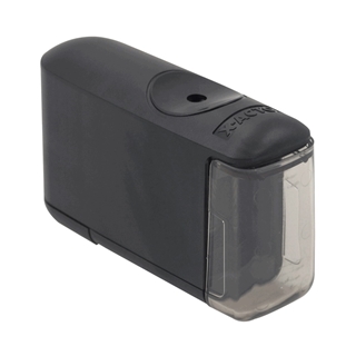 X-Acto 16701 Helical Battery Operated Pencil Sharpener, Black, 1 Unit