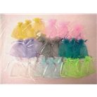 100 Pcs Organza Drawstring Pouches Gift Bags Assorted Colors...