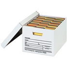 15" x 12" x 10" Auto-Lock Bottom File Storage Boxes (12 Each...