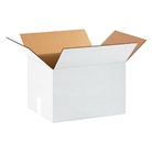 15" x 12" x 10" White Corrugated Boxes (Bundle of 25)
