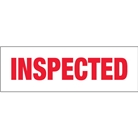 2" x 110 yds. - "Inspected" (18 Pack) Pre-Printed Carton Sea...