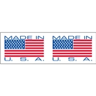2" x 110 yds. - "Made In USA" (6 Pack) Pre-Printed Carton Se...