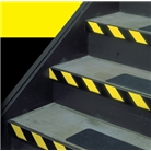 3" x 36 yds. Black/Yellow Striped Vinyl Safety Tape (16 Per Case)