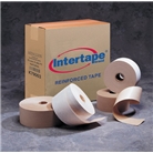 3" x 375' White Intertape - Carton Master Reinforced Tape (8...