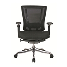 Nefil 4300MEBLK3D Office Chair in 3D Black Mesh and Aluminum...