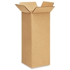 4" x 4" x 10" Tall Corrugated Boxes (Bundle of 25)