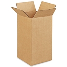4" x 4" x 8" Tall Corrugated Boxes (Bundle of 25)