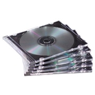 50-pack Slim Jewel Cases- Black Holds One CD/DVD And Booklet