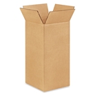 8" x 8" x 17" Tall Corrugated Boxes (Bundle of 25)