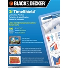 BLACK + DECKER TimeShield Thermal Laminating Pouches, Letter...