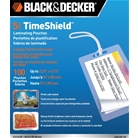 BLACK + DECKER TimeShield Thermal Laminating Pouches, Luggag...