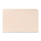 Sparco File Folders, 11 Point, 1/3 Cut Assorted Tab, Legal, ...