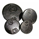 Baker Scale Weights-Hand-Drilled for accuracy Cast iron weight