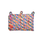 3 Ring Pouch, Stripes