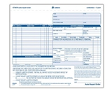 Adams Auto Repair Order Forms, 8.5 x 7.44 Inch, 3-Part, Carb...