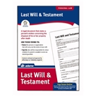 Adams Last Will & Testament Form, 8.5 x 11 Inch, White (LF235)