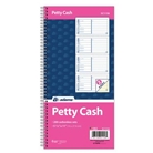 Adams Petty Cash Book, 5.25 x 11 Inch, Spiral Bound, 2-Part,...