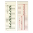 Adams Time Cards, Numbered Day Format, 3.4 x 9 Inches, Manil...
