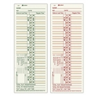 Adams Time Cards, Weekly, Overtime Format, 3.4 x 9 Inches, M...