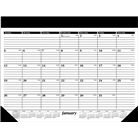 AT-A-GLANCE 2014 Monthly Desk Pad, Black and White, 24 x 19 ...