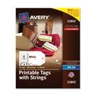 Avery Printable Tags with Strings for Inkjet Printers, 2 x 3...