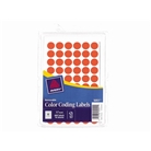 Avery Removable Color Coding Labels, 0.5 Inch, Neon Red, Rou...