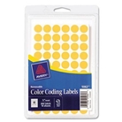 Avery Removable Color Coding Labels, 0.5 Inch, Round, Neon O...