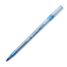 BIC Round Stic Ball Pen, Fine Point, 0.8mm, Blue, 12 Pens (G...