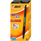 BIC Soft Feel Retractable Ballpoint Pen, Medium Point, Black...