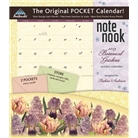 Botanical Gardens Note Nook Pocket 2013 Wall Calendar
