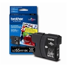 Brother LC65HYBK High Yield Ink Cartridge - Retail Packaging...