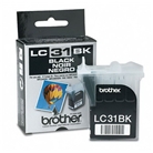 Brother Model LC31BK Black Ink Cartridge