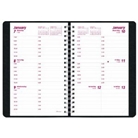 Brownline 2013 Weekly Planner, Twin-Wire, Black, 8 x 5 Inche...