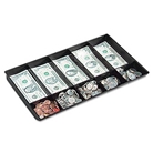 Buddy Products Coin and Bill Tray, 10 Compartments, Plastic,...