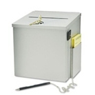 Buddy Products Steel Suggestion Box, 8 x 9.75 x 8.5 Inches, ...