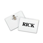 C-Line Clip/Pin Combo Style Name Badge Holders, 4 x 3 Inches...