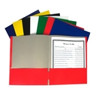 C-Line Recycled Two-Pocket Paper Portfolio, Color May Vary, ...