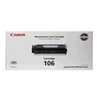 Canon 106 Black Copier Toner Cartridge for imageCLASS MF6500...