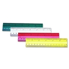 CLI - Ruler, 6", Beveled Edges, Plastic, Assorted, Sold as 1...