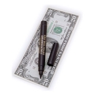 Counterfeit Currency Detector Pen, Black Barrel, Not Mountab...
